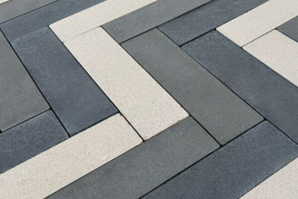 Kostka brukowa Harmony grafit i biały